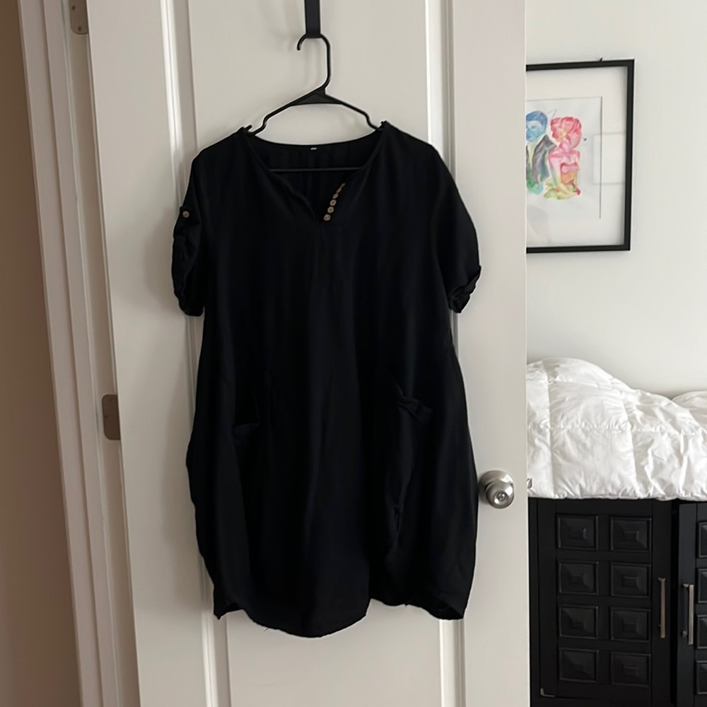 Elegant Black Women's Dress